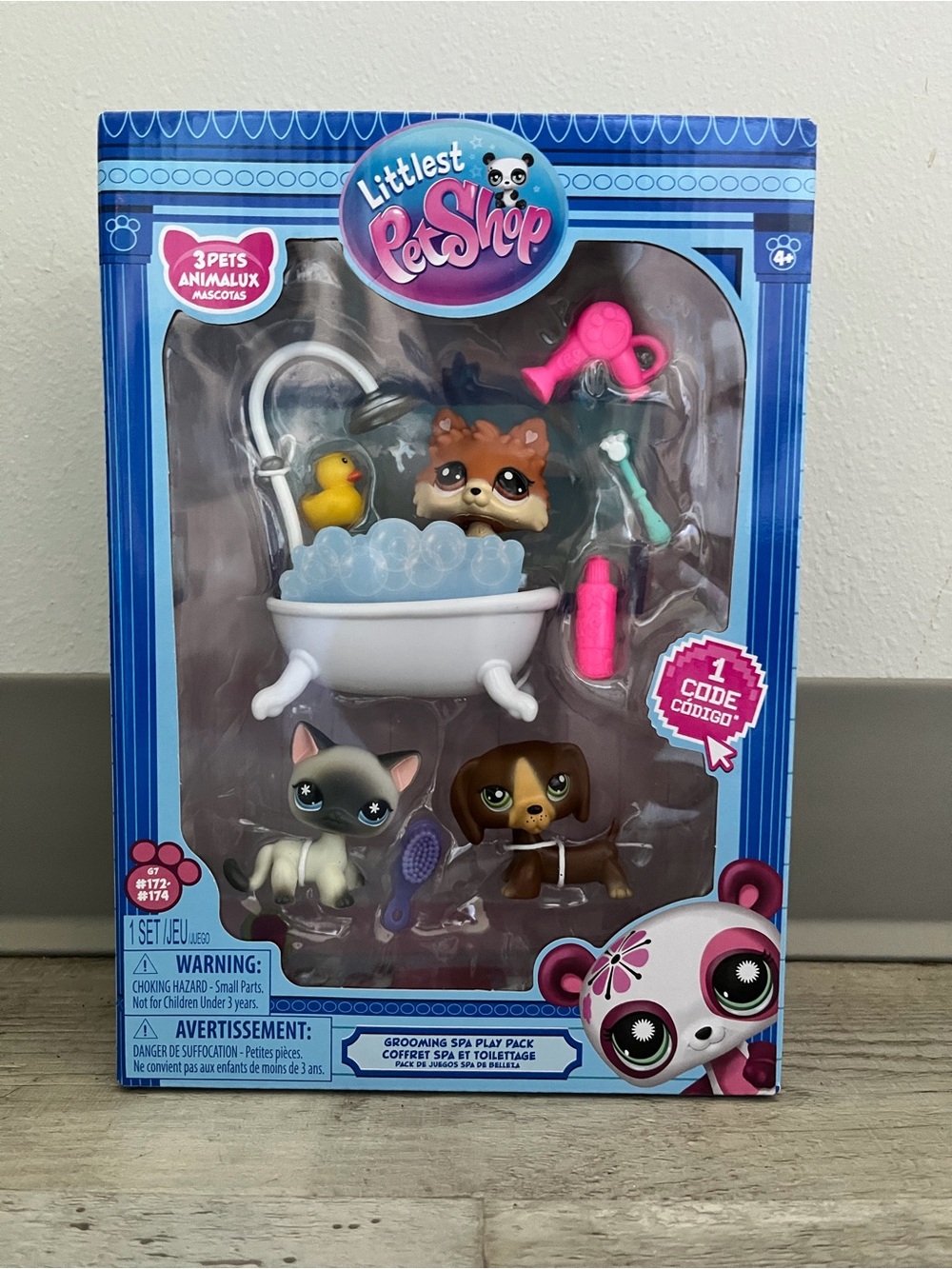 LPS Littlest Pet Shop G7 Grooming Spa Play Pack NIB